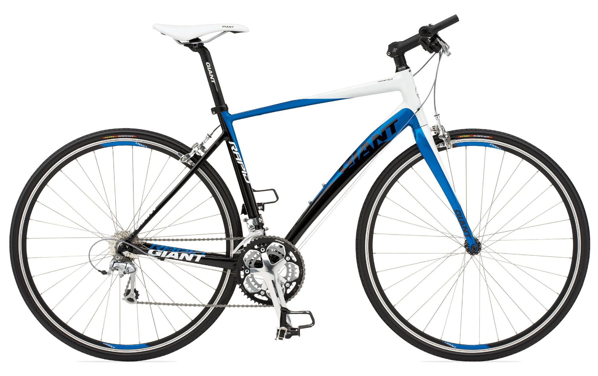 giant rapid 2 2018 flat bar road bike blue