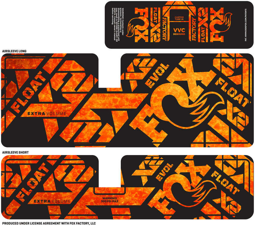 Ground Keeper Fox Float X2 Factory Decal - Gear Bicycle Sales