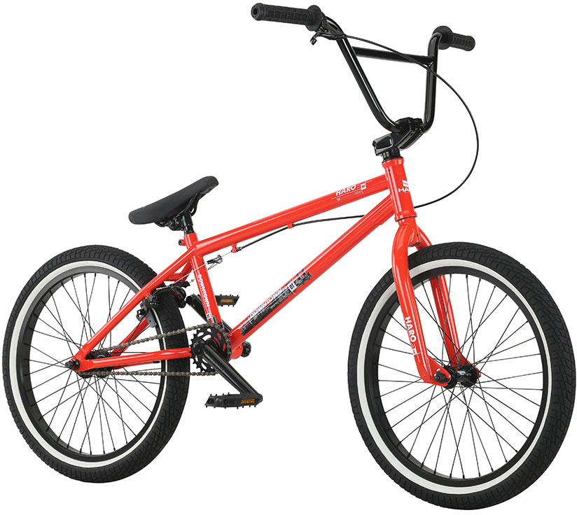 orange haro bike