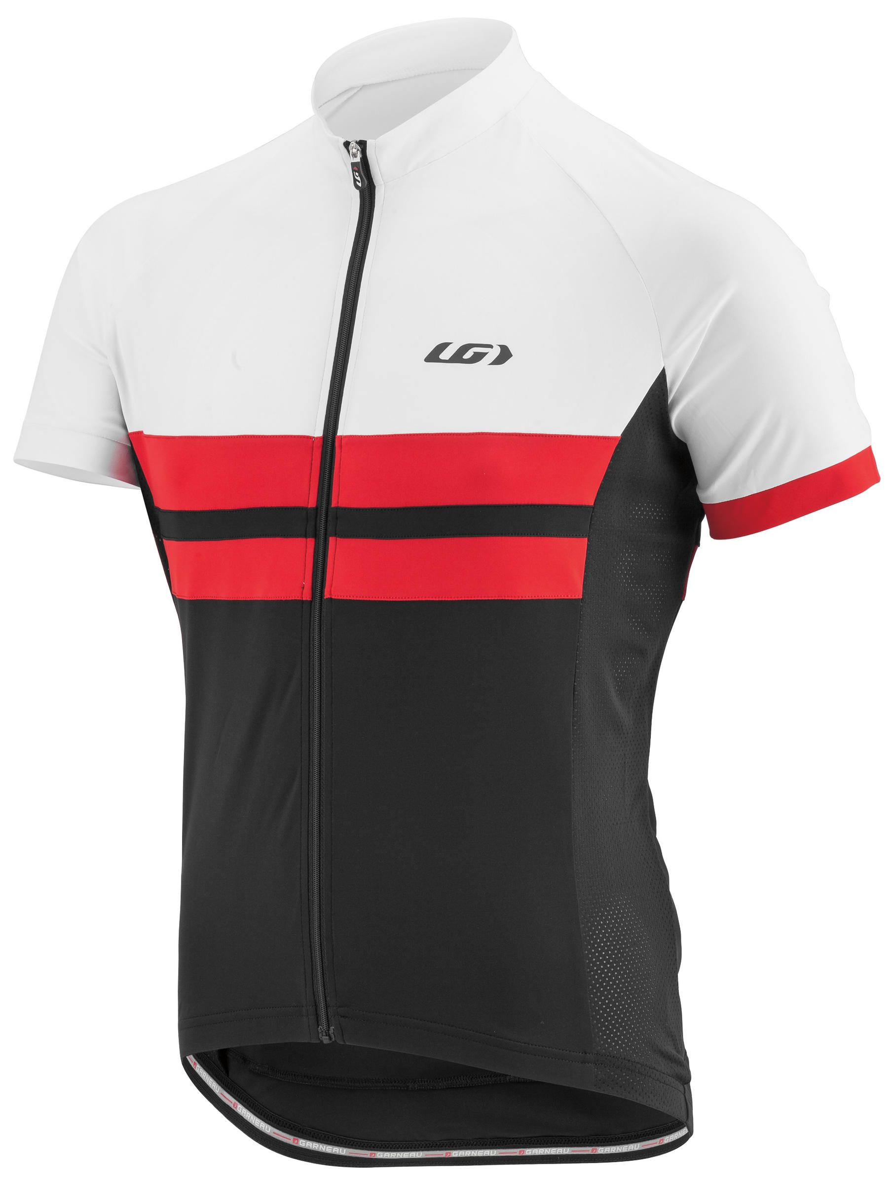 red and white cycling jersey