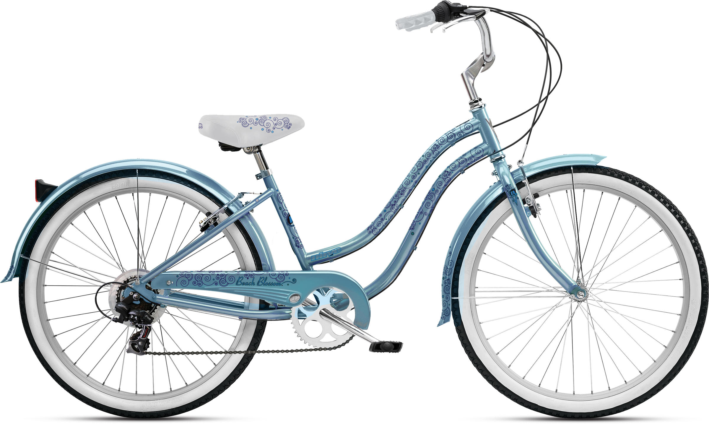 nirve beach blossom women's cruiser bike