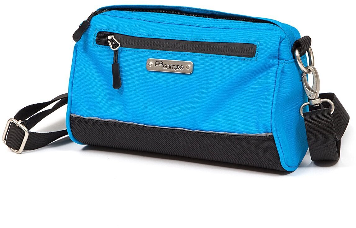 Turquoise Crossbody Bag Vegan Shoulder Bag for Women Handlebar 