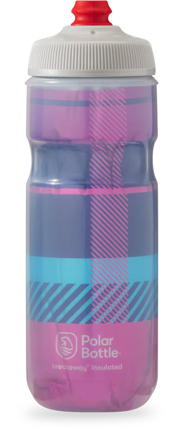 Polar Bottle Breakaway Insulated Water Bottle - 20oz - BUBBLE GUM PINK/NAVY