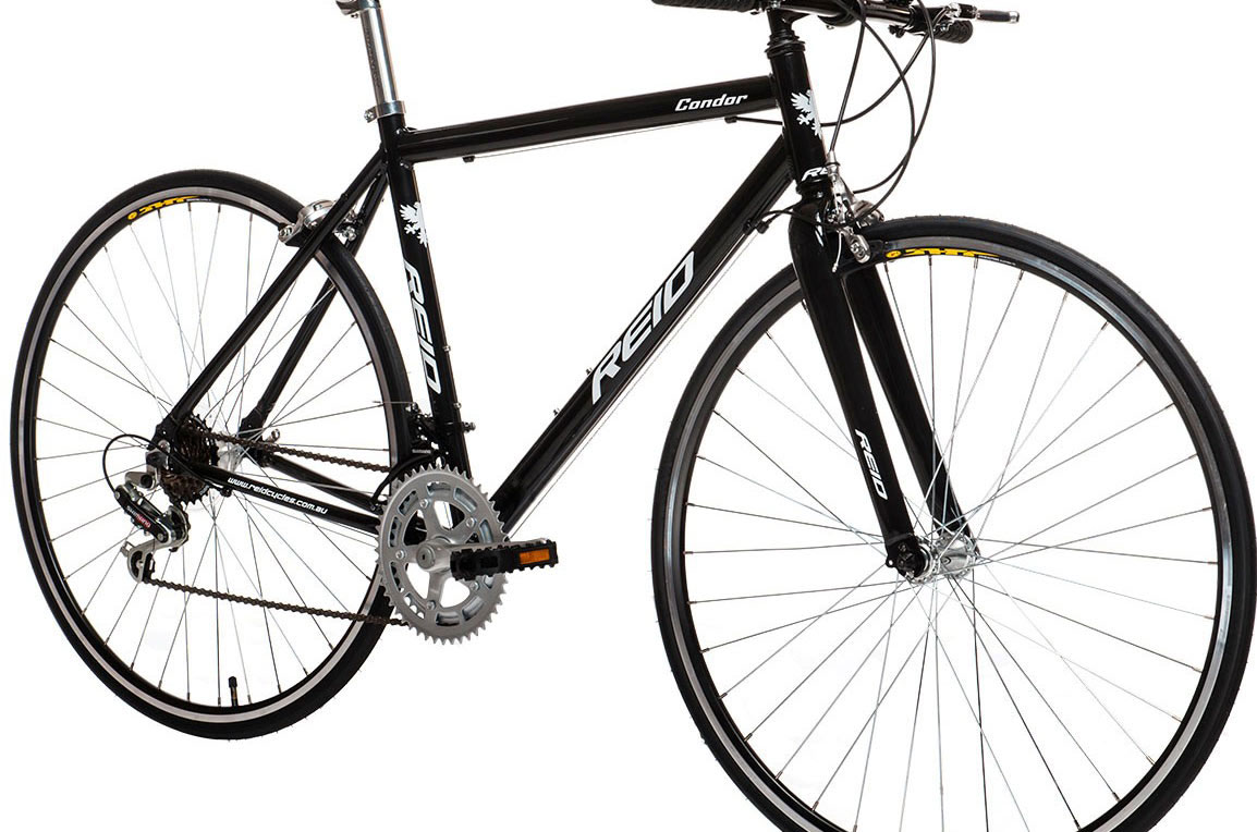 reid flat bar road bike