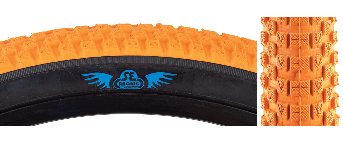 orange 24 inch bike tires