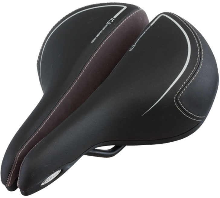 Serfas Women's Comfort Saddle with Anti-Microbial Microfiber Cover