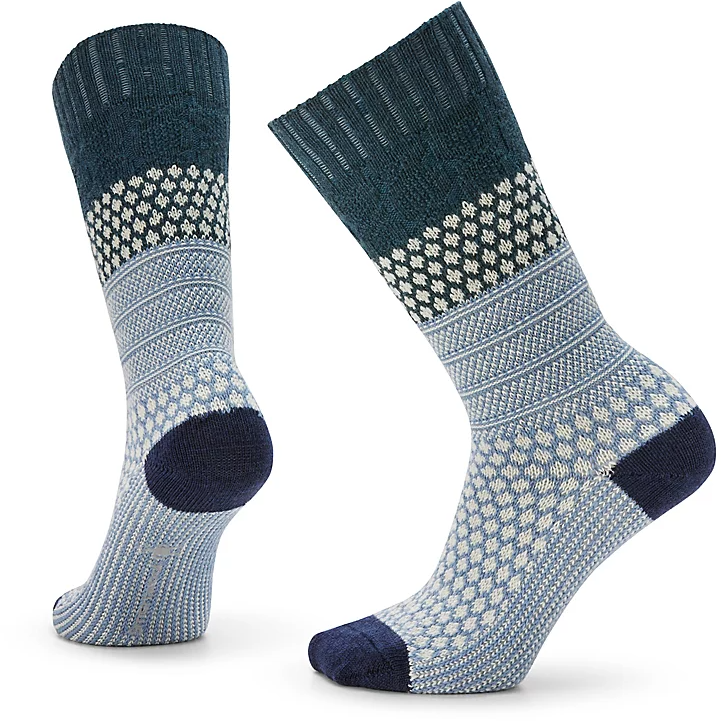 Smartwool Women's Everyday Popcorn Cable Crew Socks - Attitude