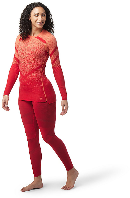 Smartwool Women's Intraknit Thermal Merino Base Layer Pattern Crew - Sport  Systems Albuquerque, NM
