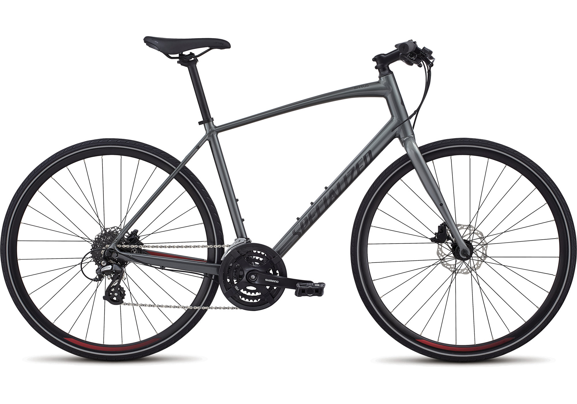 specialized 2020 sirrus sport alloy disc road bike black