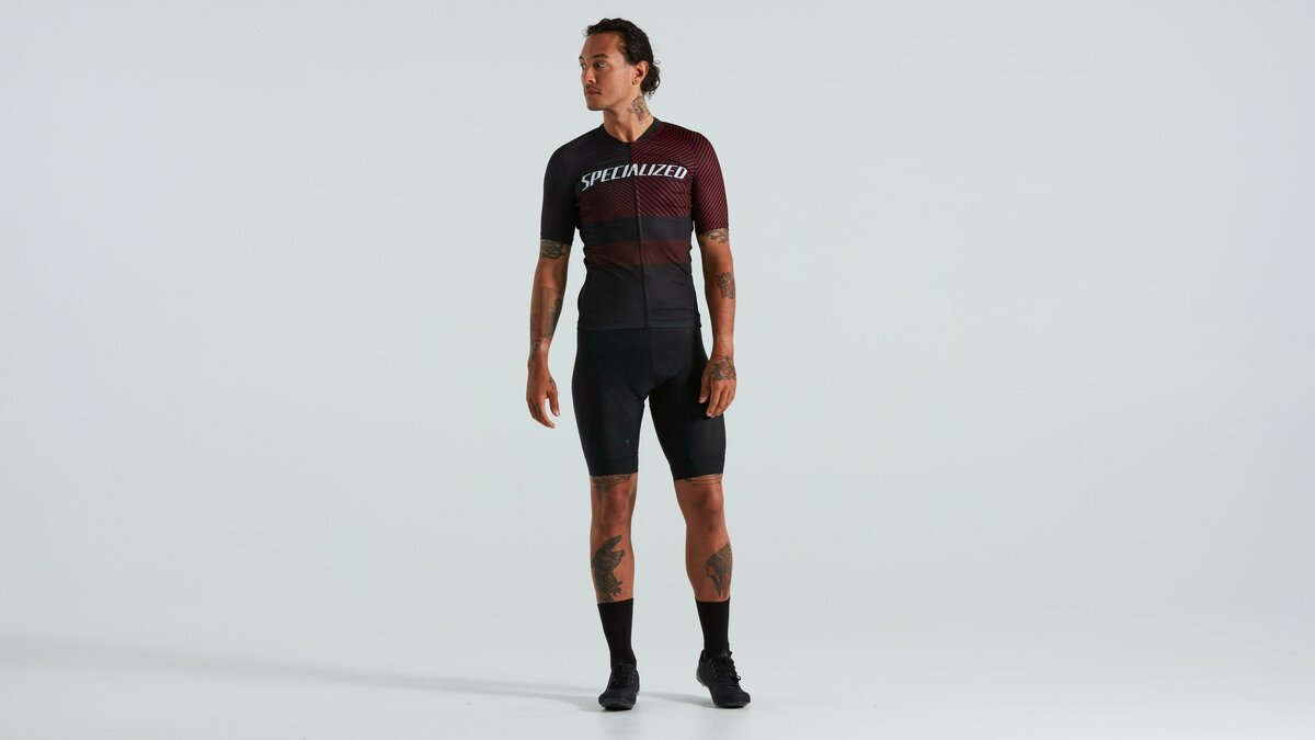 Specialized Men's SL+ Logo Stripe Short Sleeve Jersey - SV Cycle 