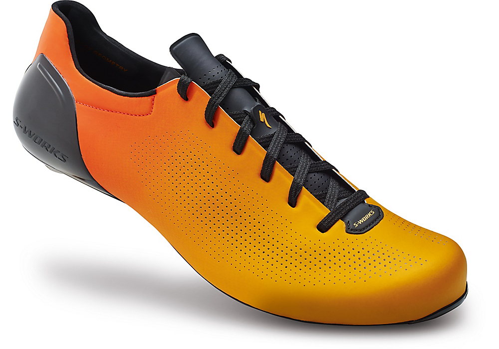 orange road cycling shoes