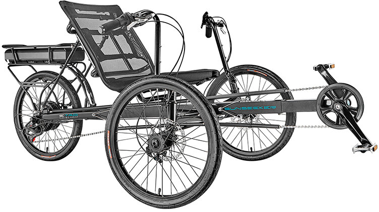 Sun Seeker E-Eco Tad Electric Assist Tadpole Wheel  Sprocket One of  America's Best Bike Shops