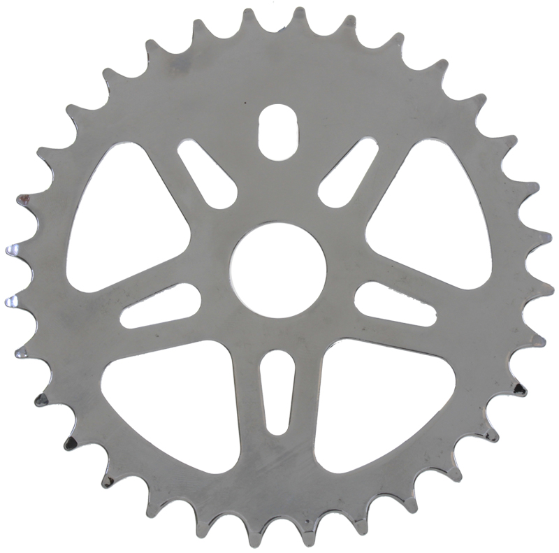 one piece crank chainring