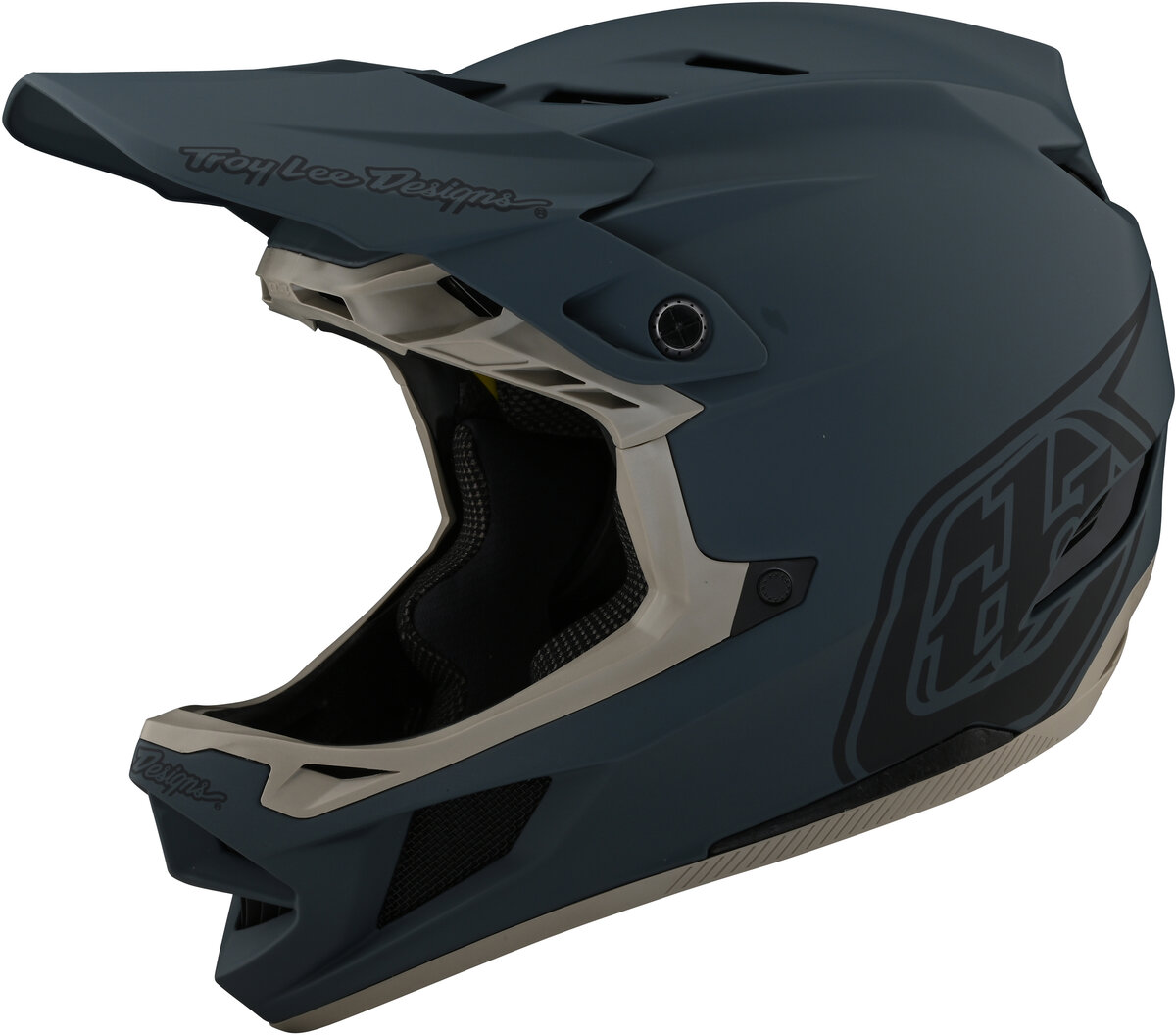 Troy Lee Designs D4 Composite Helmet w/MIPS Stealth - Gregg's Cycles