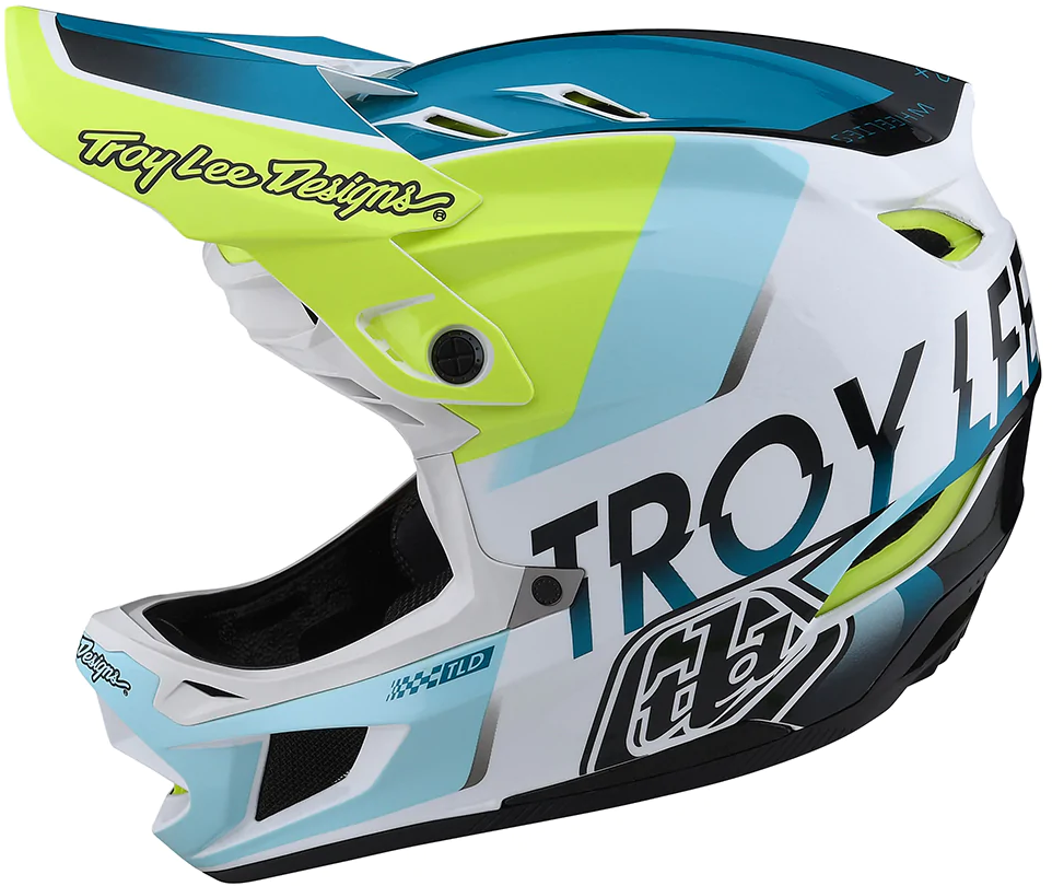 Troy Lee Designs D4 Composite Helmet w/MIPS Qualifier - Cycle 