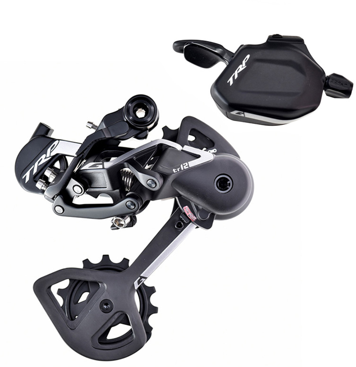 TR12 Rear Derailleur and Shift Lever Set