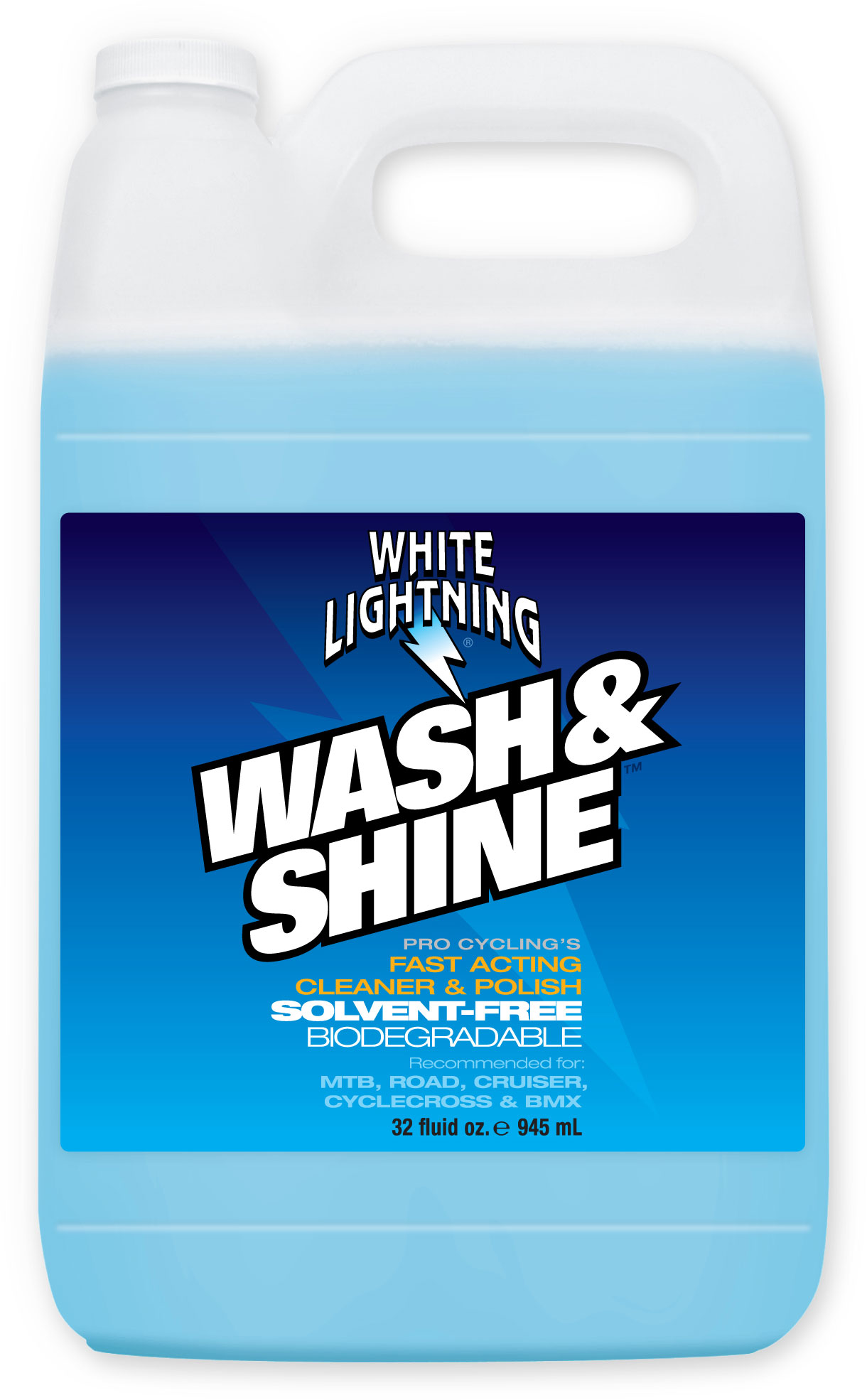 white lightning wash & shine