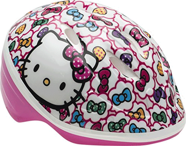 hello kitty bike helmet