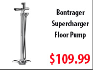 bontrager super charger floor pump