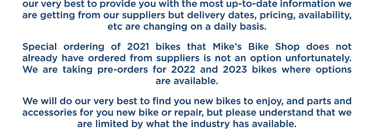 mike bike shop