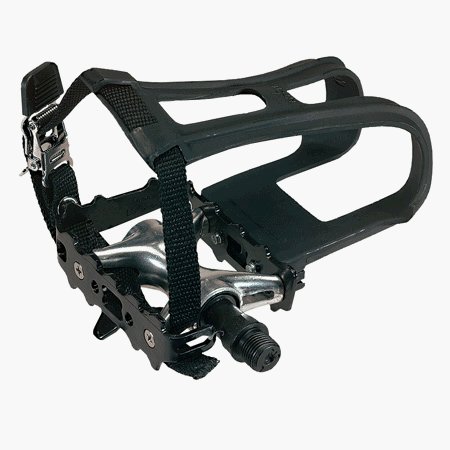toe clip pedals for road bike
