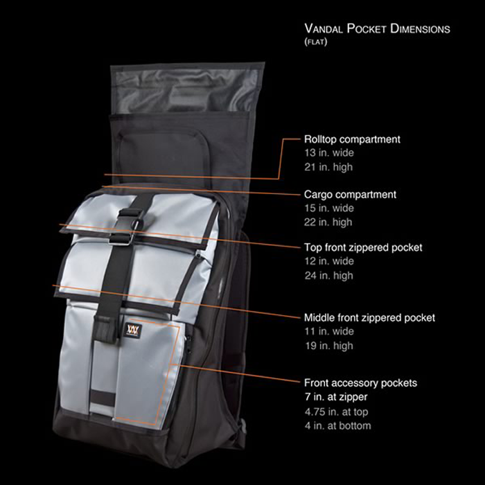 Mission Workshop The Vandal Expandable Roll Top Backpack - Village