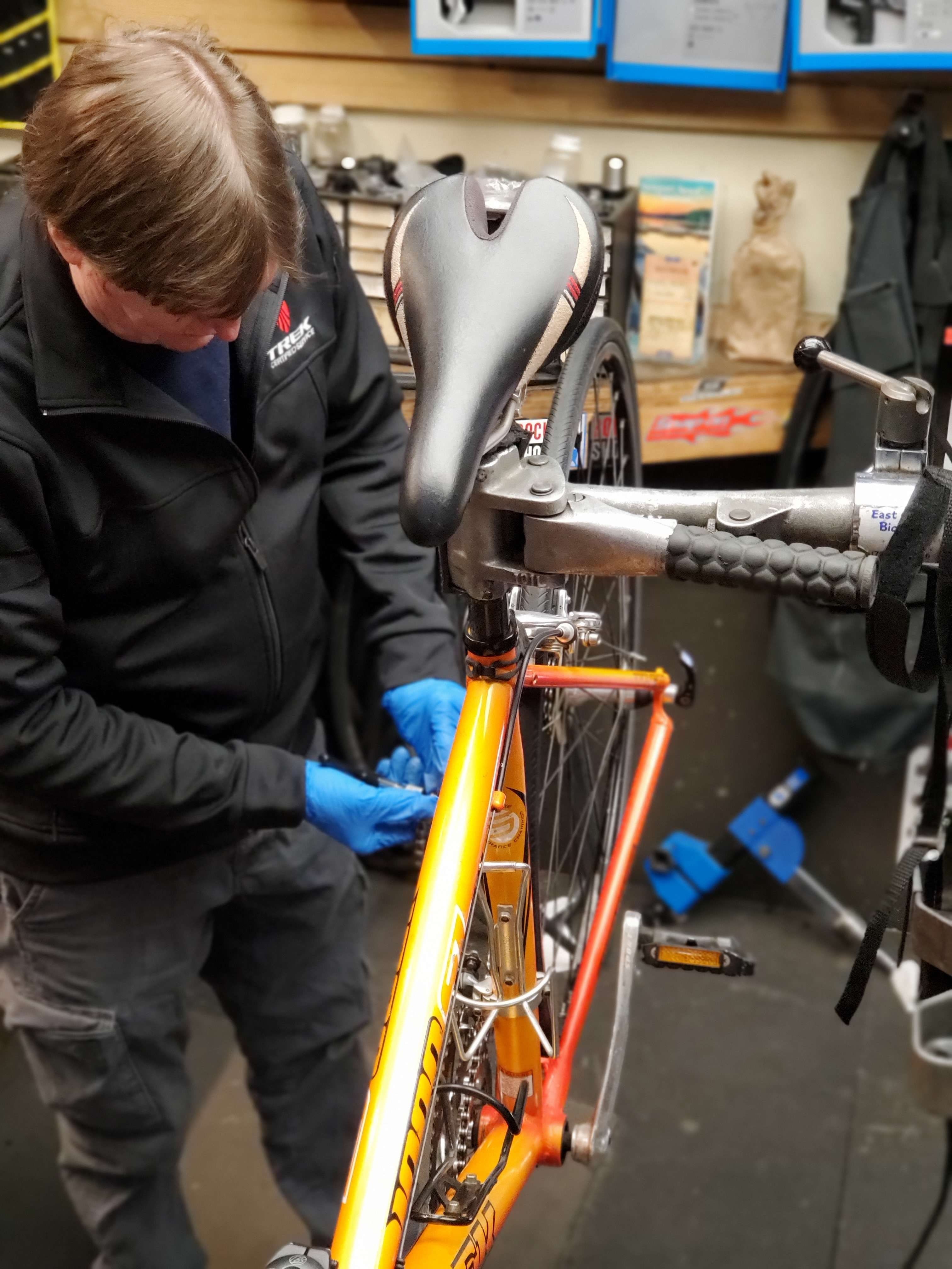 Bike shop tune up online