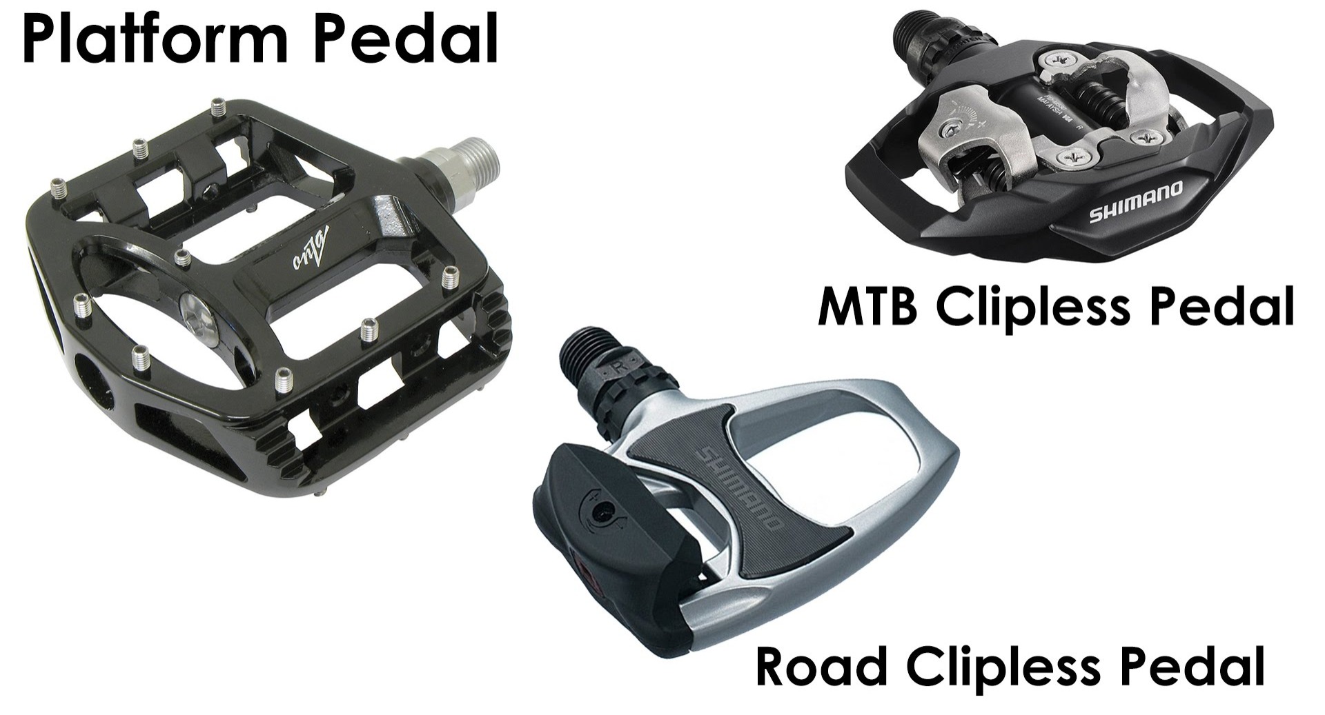 mountain bike pedals with toe clips