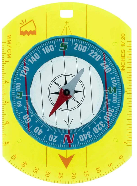 Ultimate Survival Technologies Hi Vis Waypoint Map Compass - Bushtukah