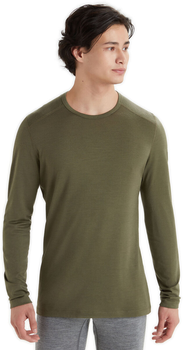 Icebreaker 200 Oasis Long Sleeve Crewe Top - Men's - Bushtukah