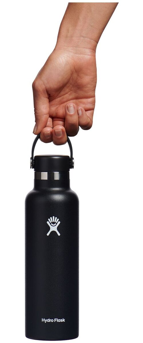 Hydro Flask 21 Oz Black Water Bottle - S21SX001