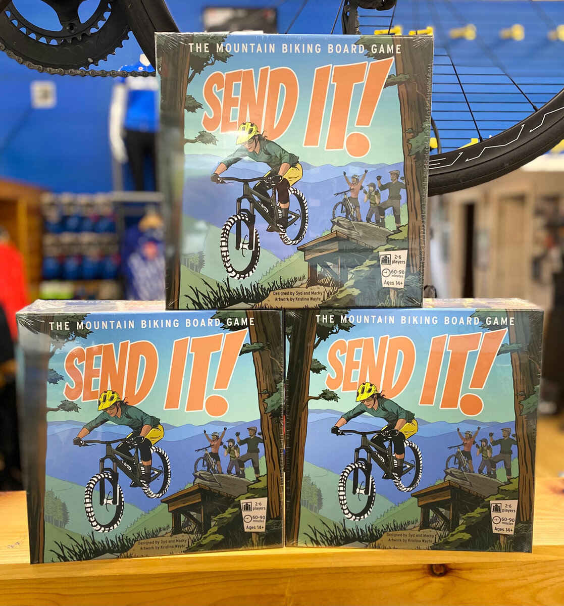 SEND IT! The Mountain Biking Board Game by Send It Board Games - SEND IT!  The Mountain Biking Board Game