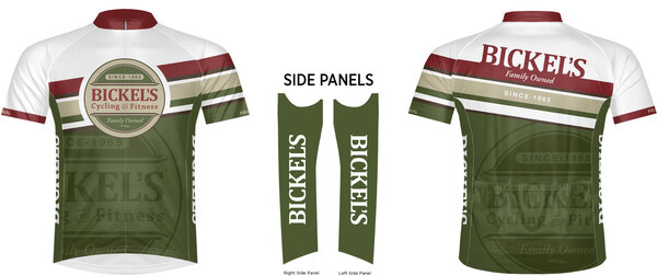 Primal Wear Bickel's Cycling and Fitness Green and White Jersey - Bickel's  Cycling & Fitness