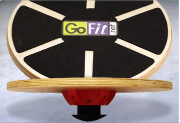 Gofit wood best sale wobble board