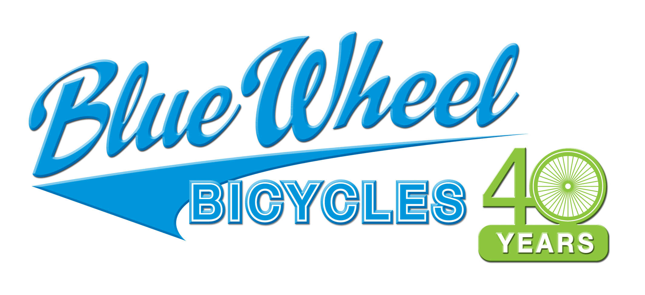 blue wheel bike