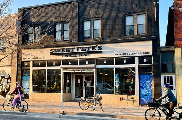 Toronto s Favorite Bike Shop Is Sweet Pete s On Bloor St Sweet Pete s Bike Shop Toronto