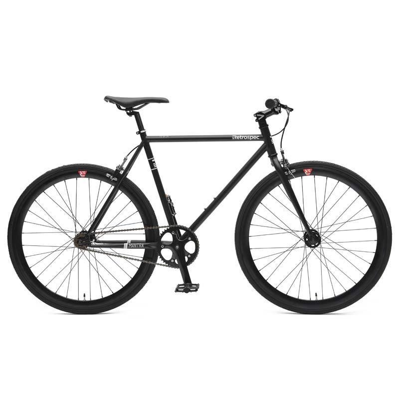 retrospec bicycles mantra v2 single speed fixed gear bicycle