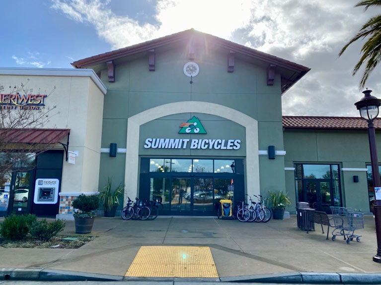 summit bicycles store front santa clara