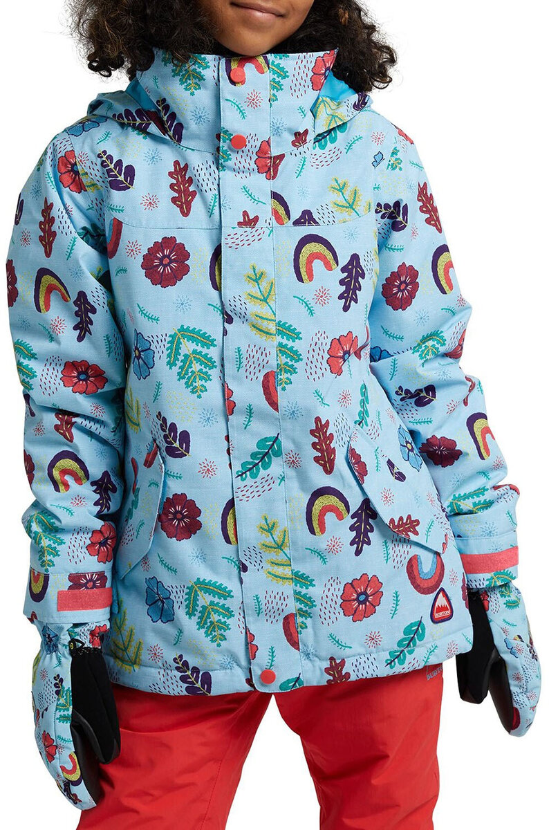GYMBOREE Girls Green Floral XS 3 / 4 School or Play Snap Up Hooded Rain  Jacket on eBid United States