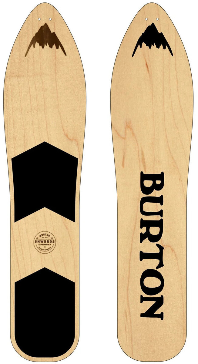 Burton The Throwback Pow Surfer 2024 www.gorhambike