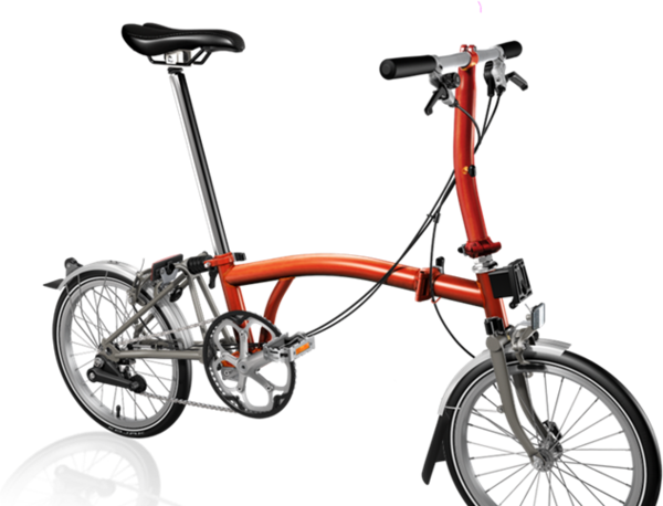 brompton flame lacquer titanium