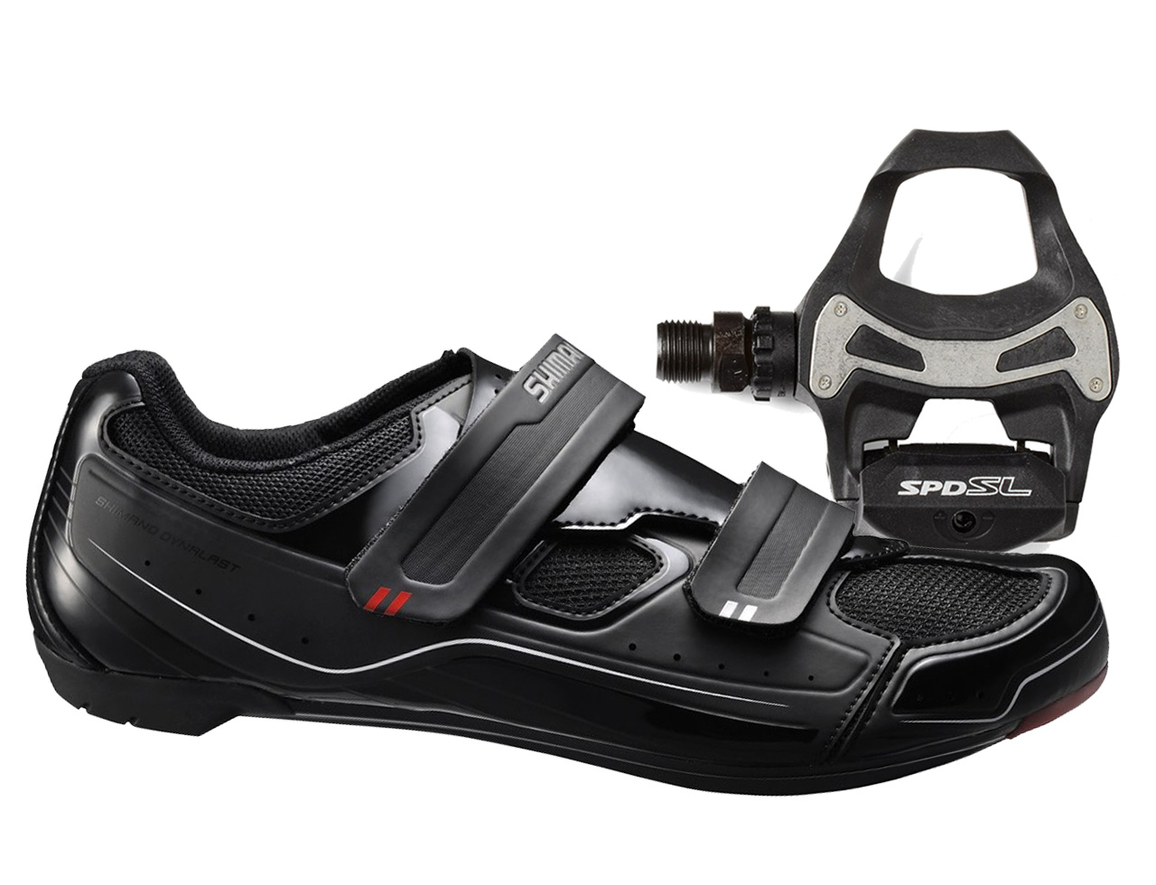 road pedals and shoes