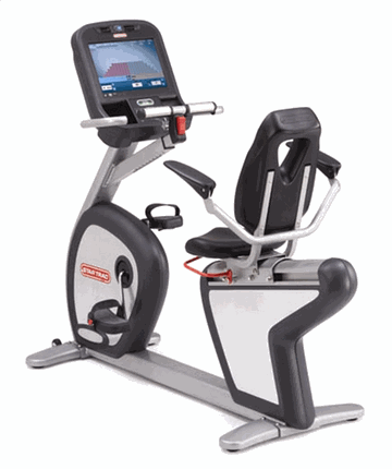 stationary bike with screen