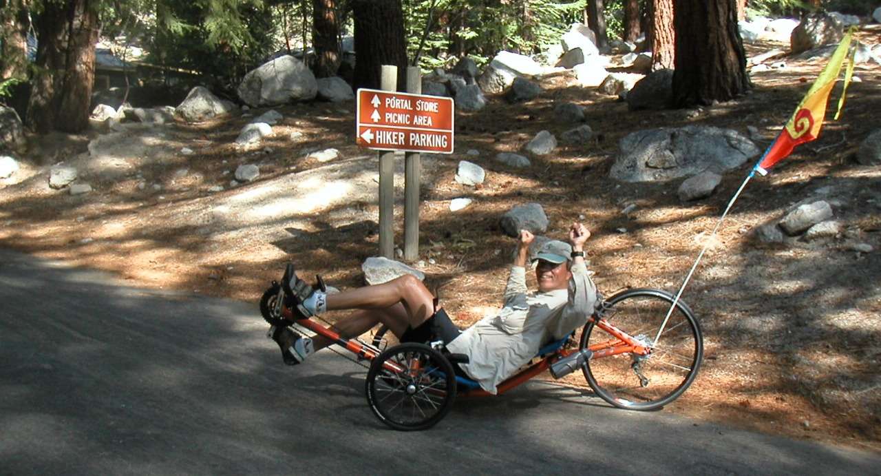 outdoor recumbent bike