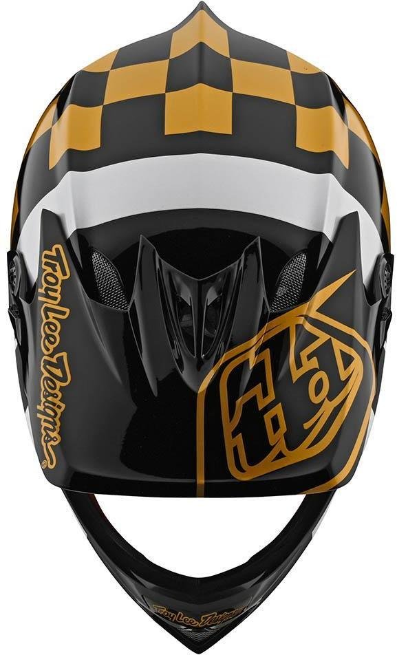 Troy Lee Designs D3 FIBERLITE; MONO BLACK Size: S - Alpine Bike Works