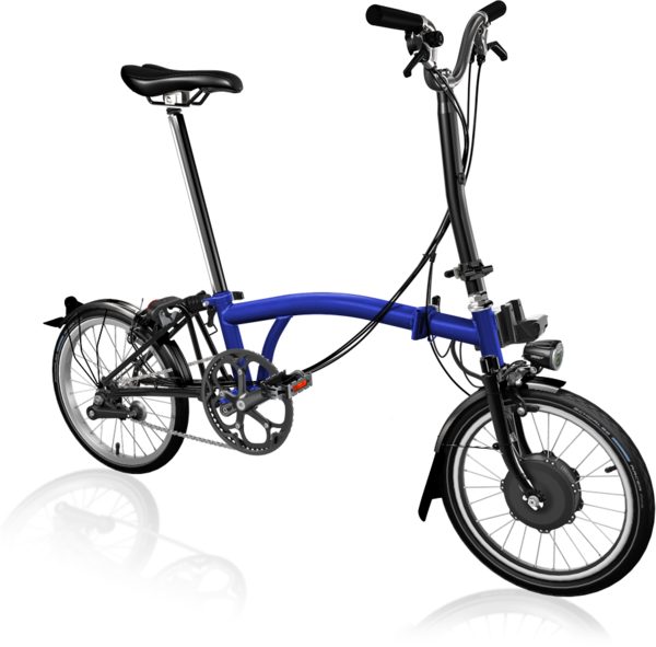 brompton electric bolt blue