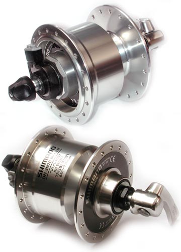 shimano generator hub