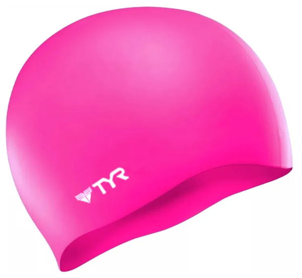 TYR Wrinkle-Free Silicon Swim Cap: Pink - West Point Cycles | Vancouver