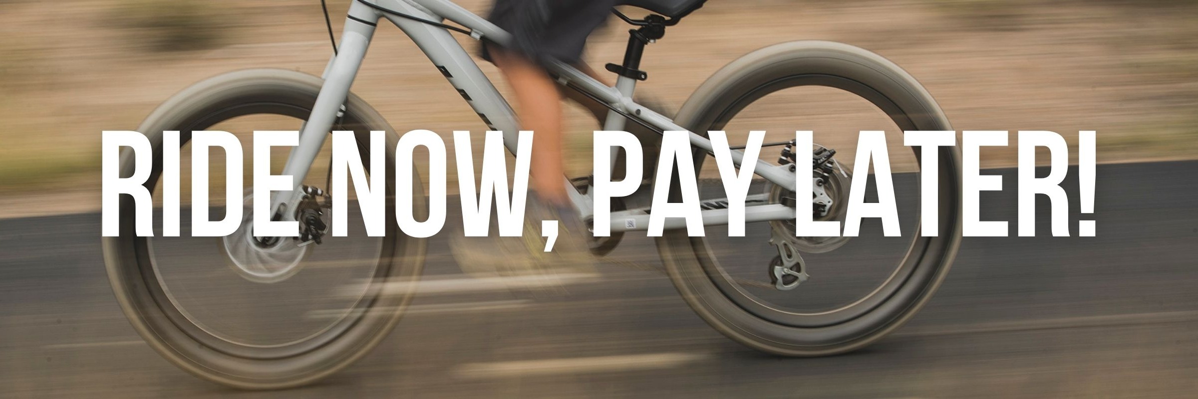 Buy now pay store later bicycles