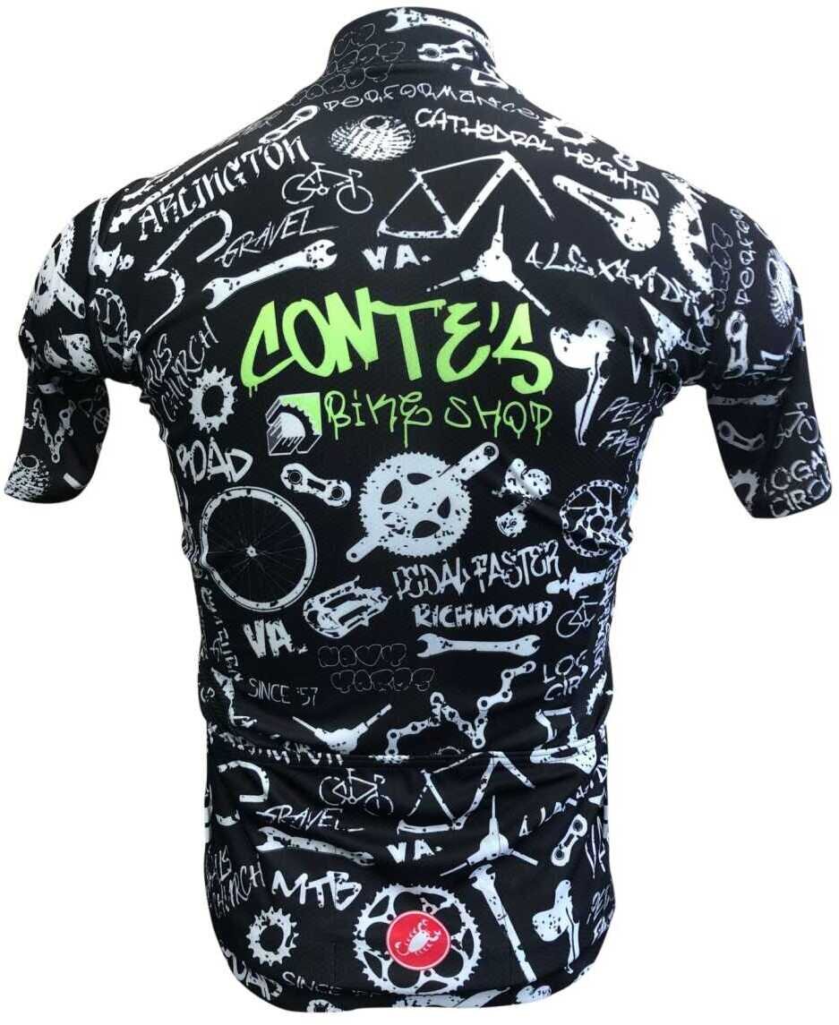 Conte s Bike Shop Men s Graffiti Team Jersey Conte s Bike Shop